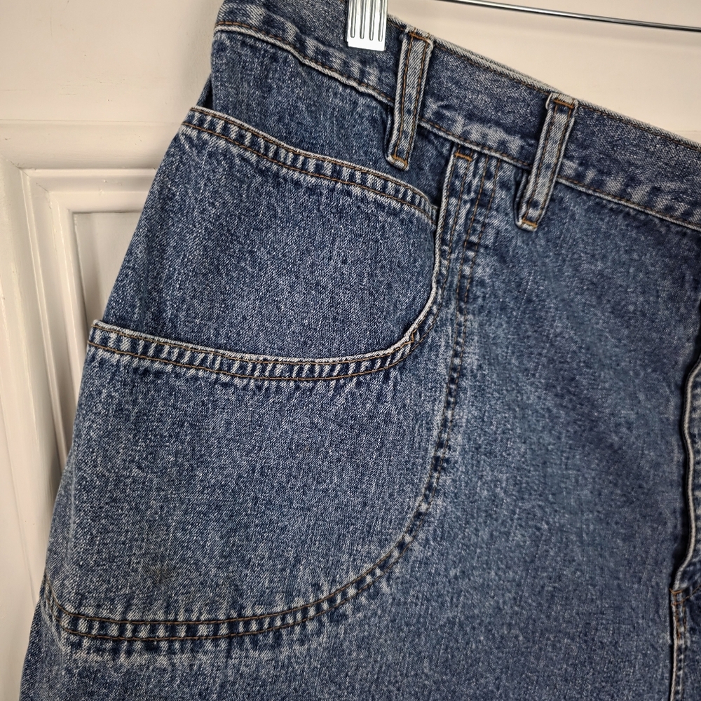Vintage 42" Waist LA Blues Cotton Denim Shorts Plus Size‎ 26 - Picture 2 of 8